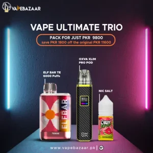 Elf Bar, Oxva Xlim Pro Pod & Nic Salt – Only PKR 9,800! 🔥 | Act Fast, Limited Time ⏳